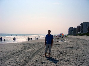 Rob on the beach