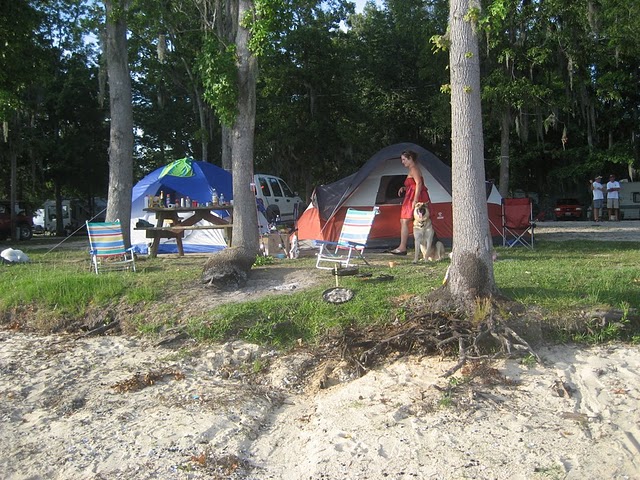 Camping at Taw Caw