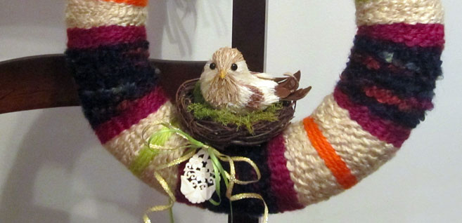 Yarn Wreaths (+ Birds)